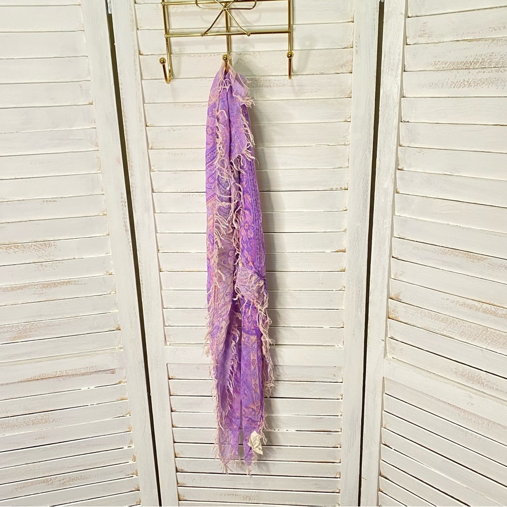 Spell Farrah Head Scarf in Lilac - Picture 9 of 12